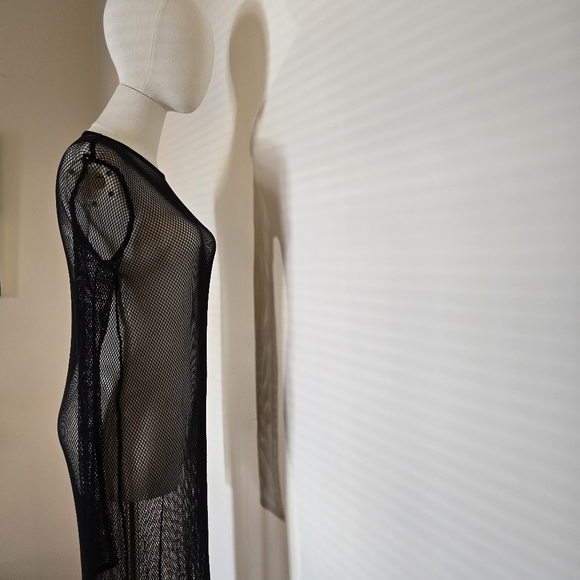 ZARA Long Fishnet Coverup Dress - Picture 12 of 14